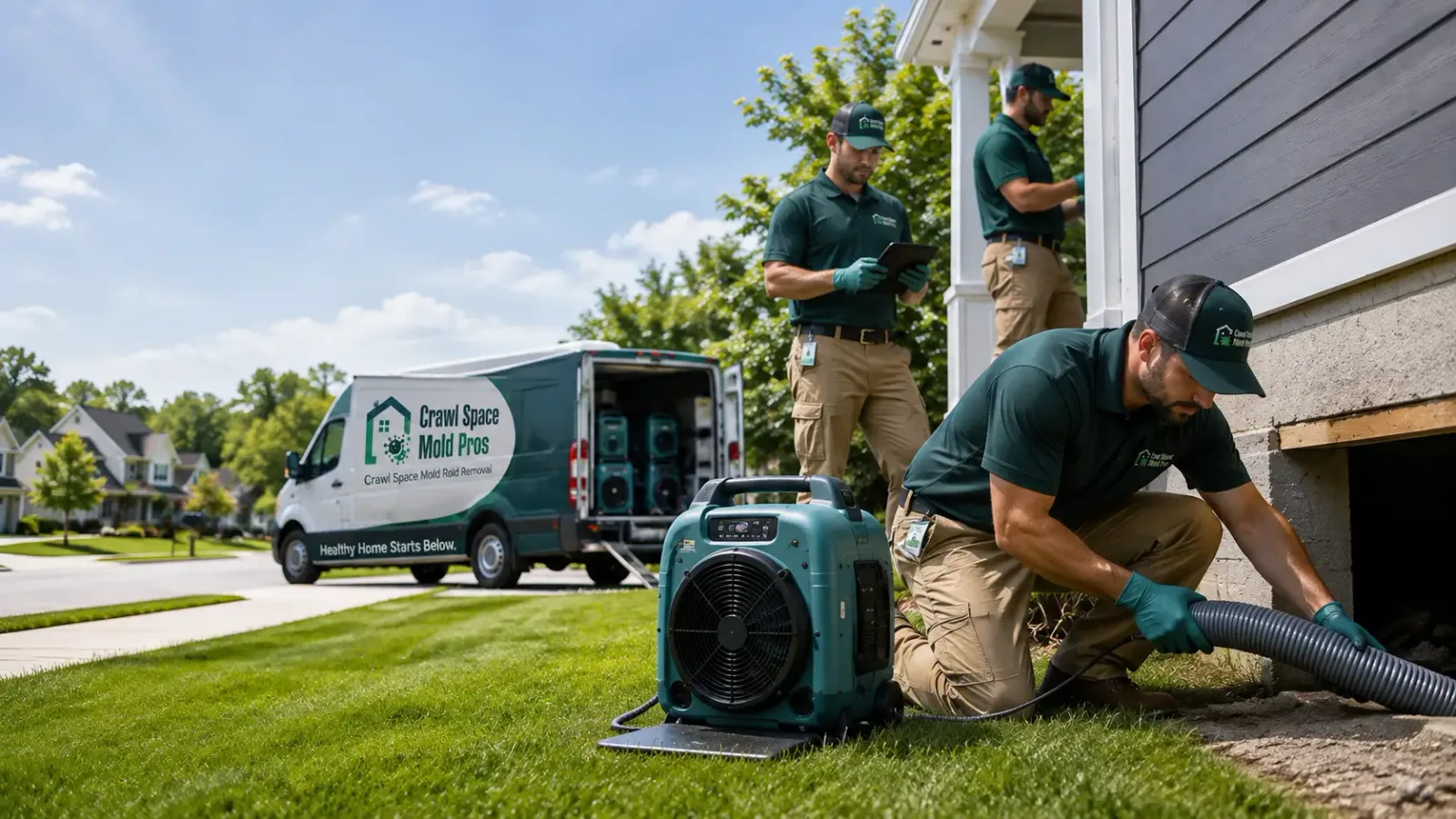 Crawl Space Mold Removal in Stirum, ND